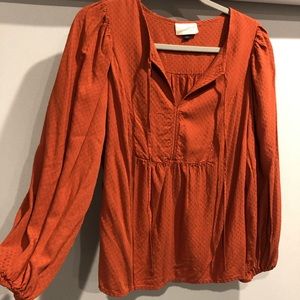 Orange Universal Threads Blouse